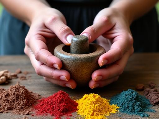 Rock and soil pigment extraction